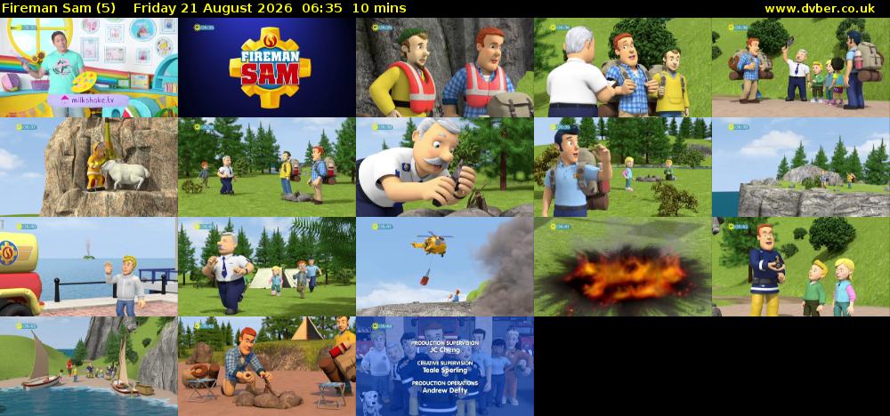 Fireman Sam (5) Friday 21 August 2026 06:35 - 06:45
