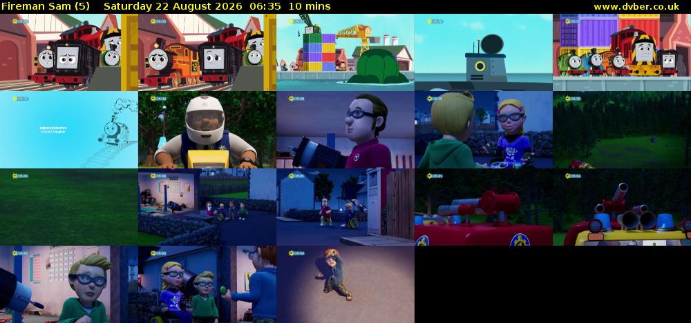 Fireman Sam (5) Saturday 22 August 2026 06:35 - 06:45