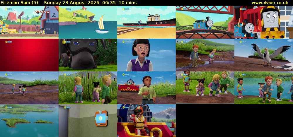 Fireman Sam (5) Sunday 23 August 2026 06:35 - 06:45