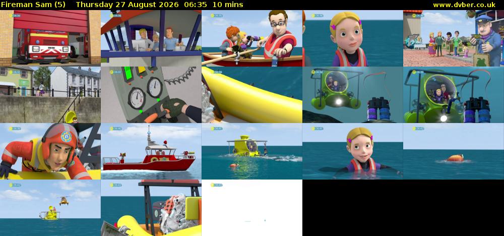 Fireman Sam (5) Thursday 27 August 2026 06:35 - 06:45