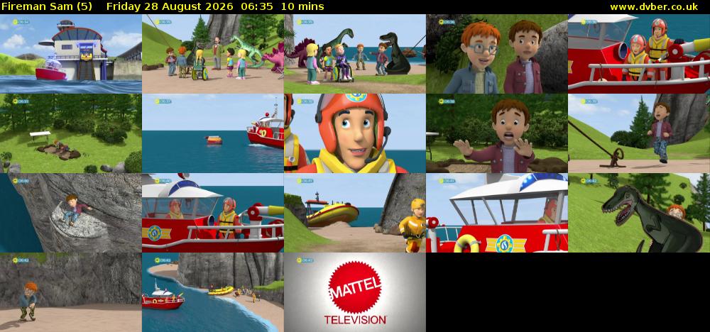 Fireman Sam (5) Friday 28 August 2026 06:35 - 06:45