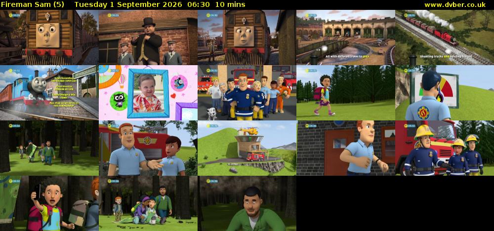 Fireman Sam (5) Tuesday 1 September 2026 06:30 - 06:40
