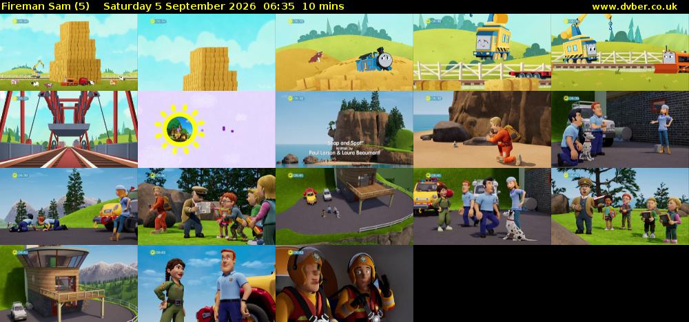 Fireman Sam (5) Saturday 5 September 2026 06:35 - 06:45