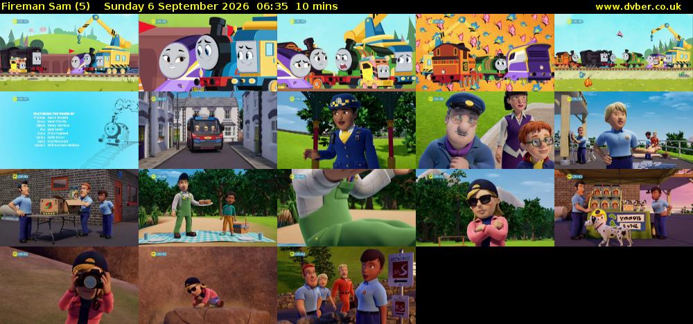 Fireman Sam (5) Sunday 6 September 2026 06:35 - 06:45