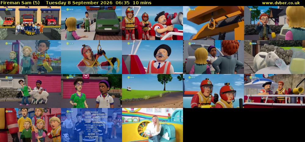 Fireman Sam (5) Tuesday 8 September 2026 06:35 - 06:45