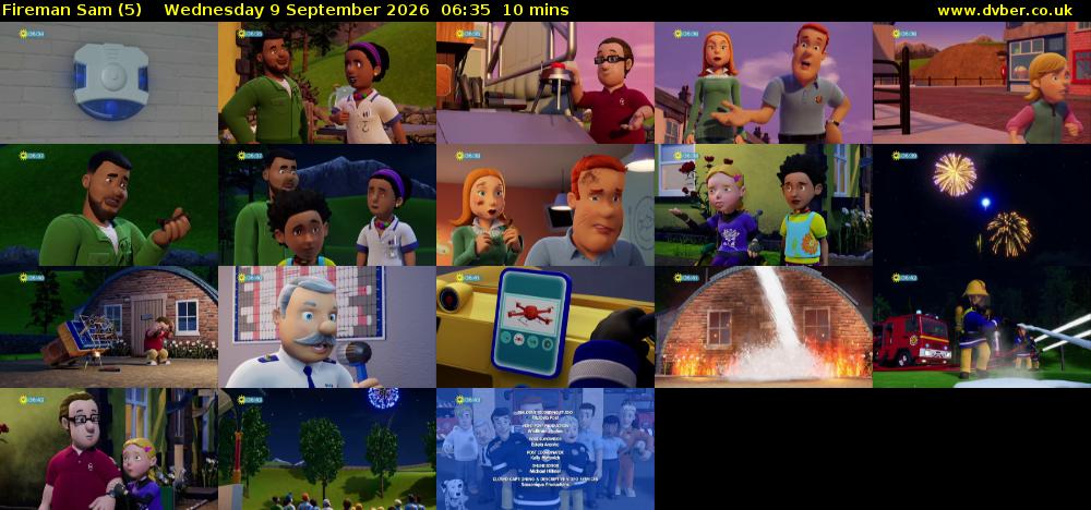 Fireman Sam (5) Wednesday 9 September 2026 06:35 - 06:45