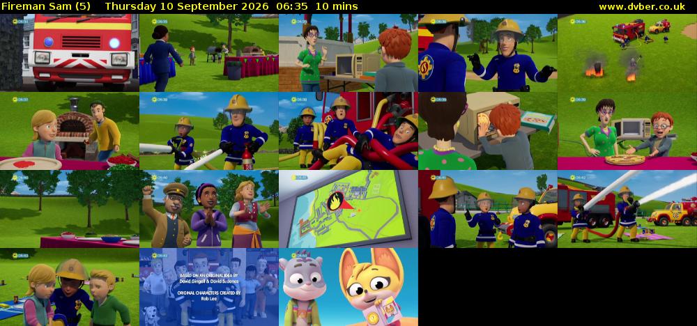 Fireman Sam (5) Thursday 10 September 2026 06:35 - 06:45