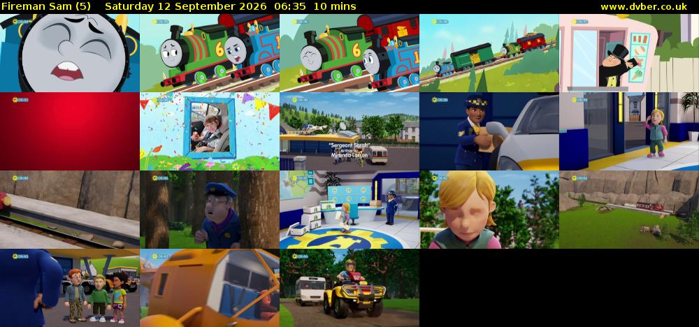 Fireman Sam (5) Saturday 12 September 2026 06:35 - 06:45