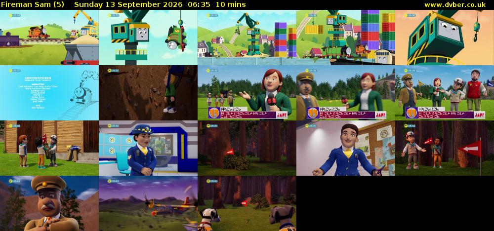Fireman Sam (5) Sunday 13 September 2026 06:35 - 06:45