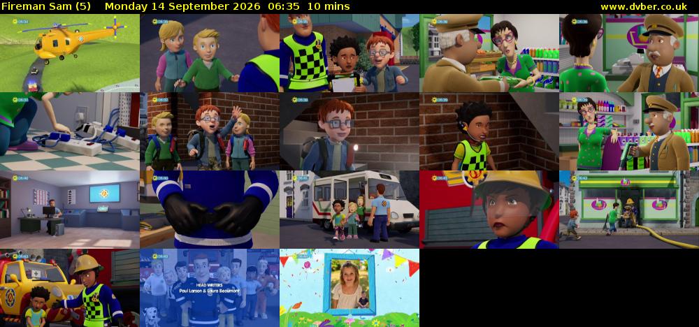 Fireman Sam (5) Monday 14 September 2026 06:35 - 06:45