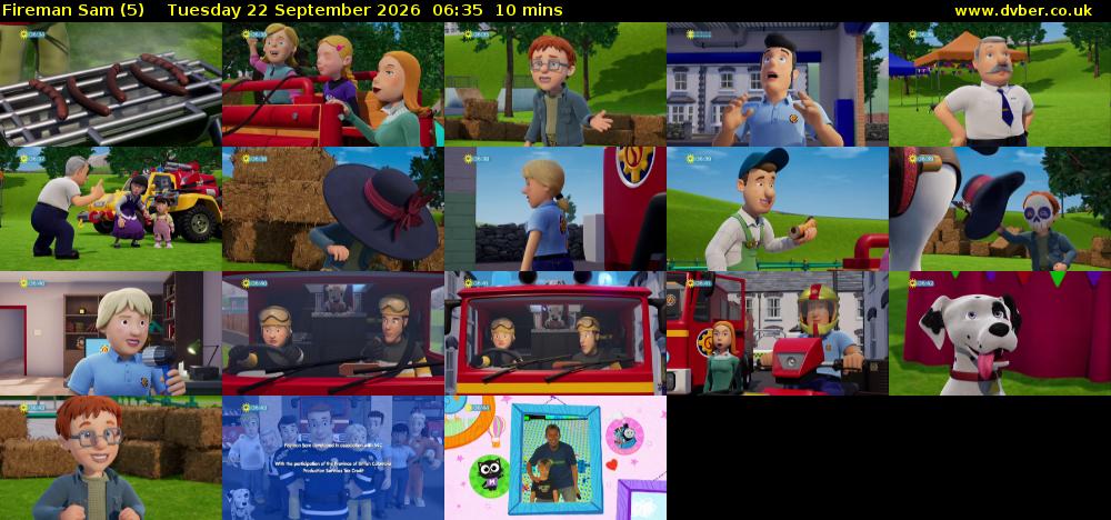 Fireman Sam (5) Tuesday 22 September 2026 06:35 - 06:45