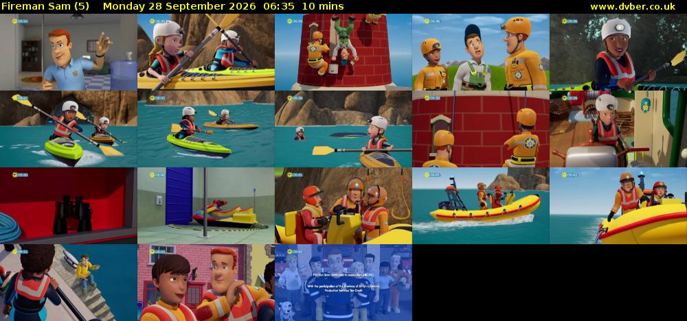 Fireman Sam (5) Monday 28 September 2026 06:35 - 06:45