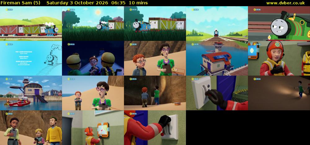 Fireman Sam (5) Saturday 3 October 2026 06:35 - 06:45