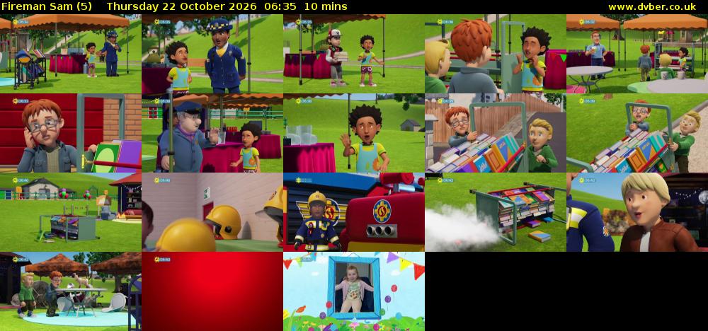 Fireman Sam (5) Thursday 22 October 2026 06:35 - 06:45