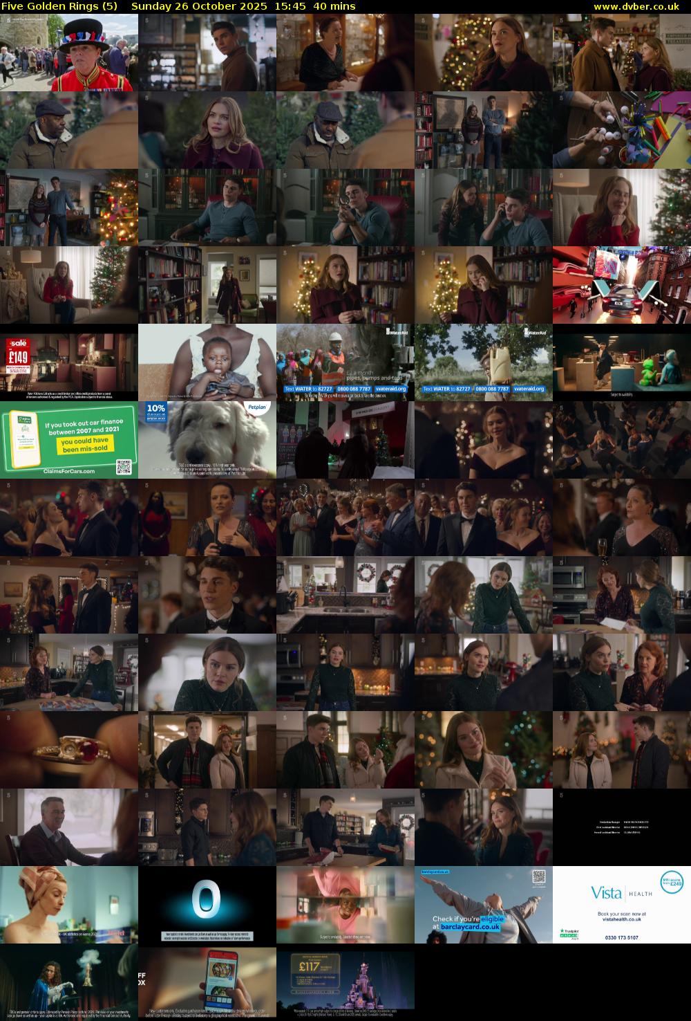 Five Golden Rings (5) Sunday 26 October 2025 15:45 - 16:25