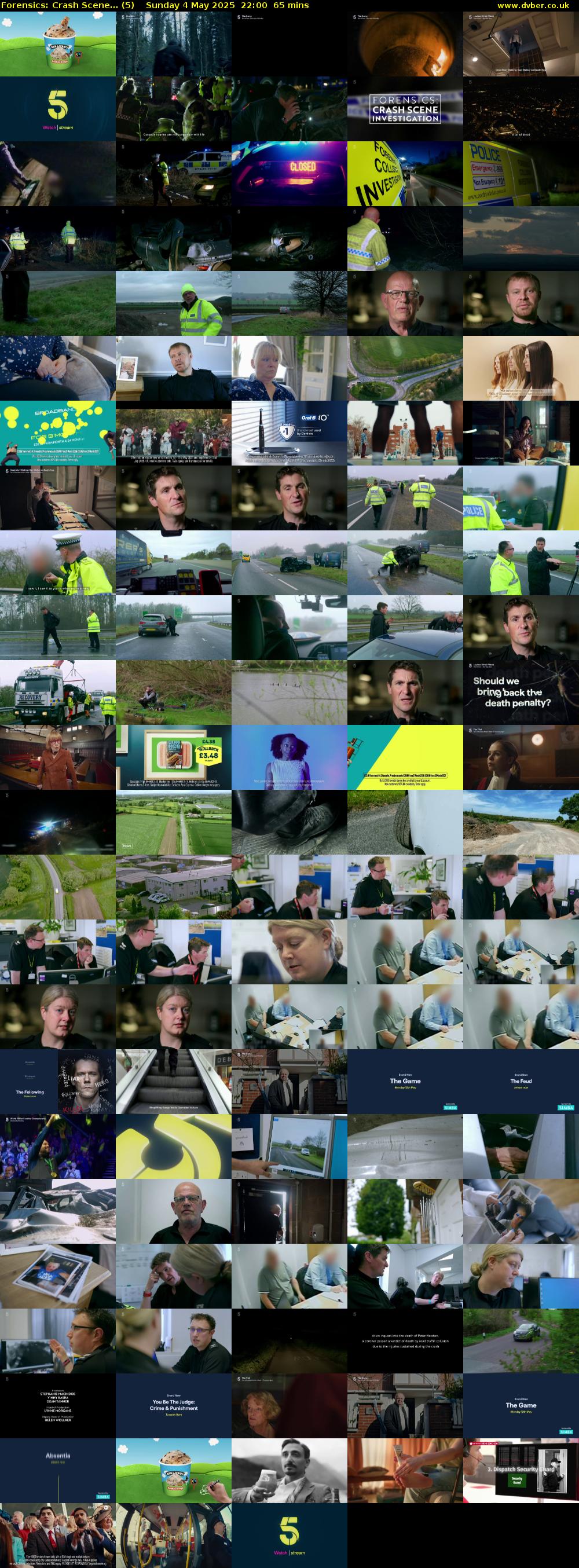 Forensics: Crash Scene... (5) Sunday 4 May 2025 22:00 - 23:05