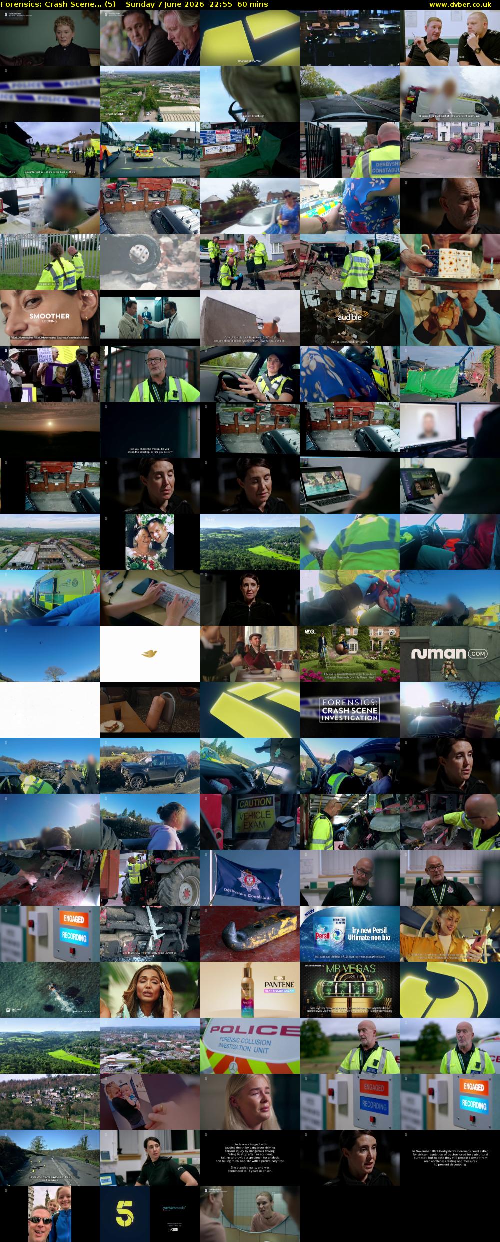 Forensics: Crash Scene... (5) Sunday 7 June 2026 22:55 - 23:55