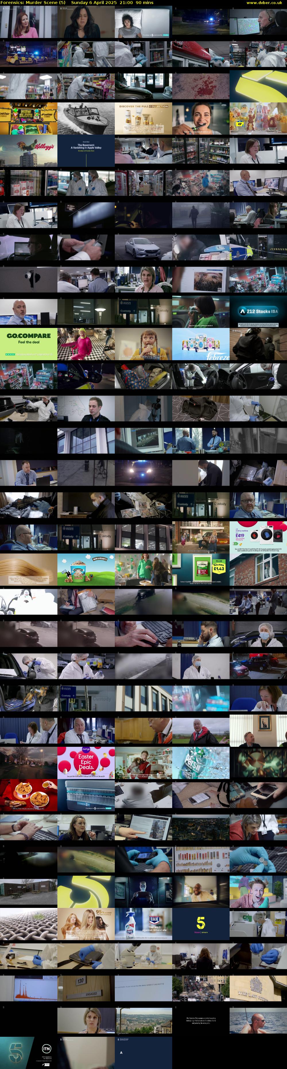 Forensics: Murder Scene (5) Sunday 6 April 2025 21:00 - 22:30