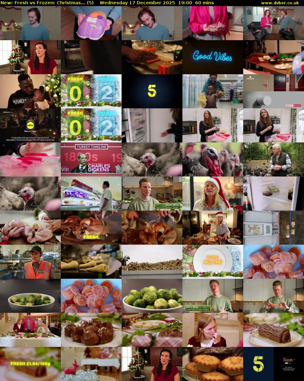Fresh vs Frozen: Christmas... (5) Wednesday 17 December 2025 19:00 - 20:00