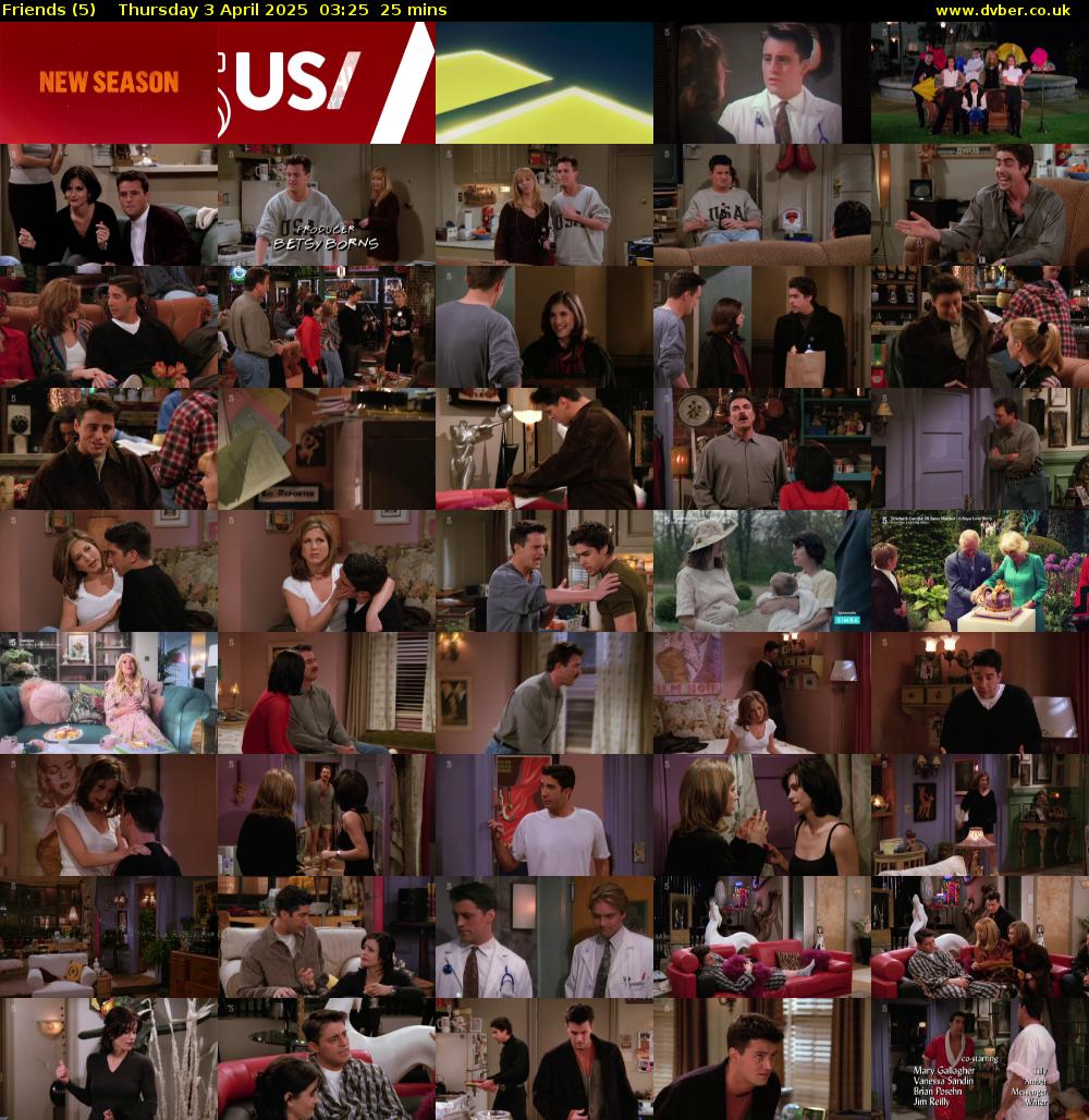 Friends (5) Thursday 3 April 2025 03:25 - 03:50