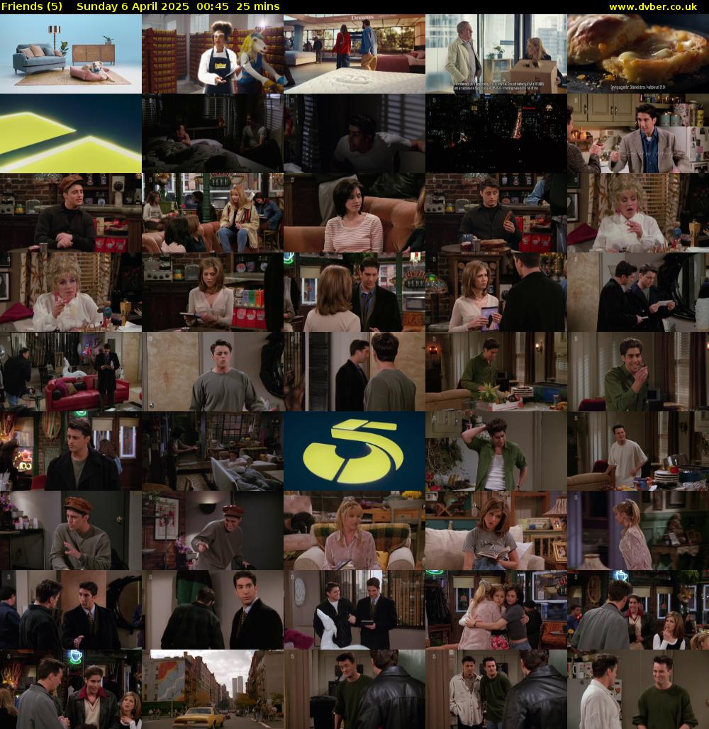 Friends (5) Sunday 6 April 2025 00:45 - 01:10