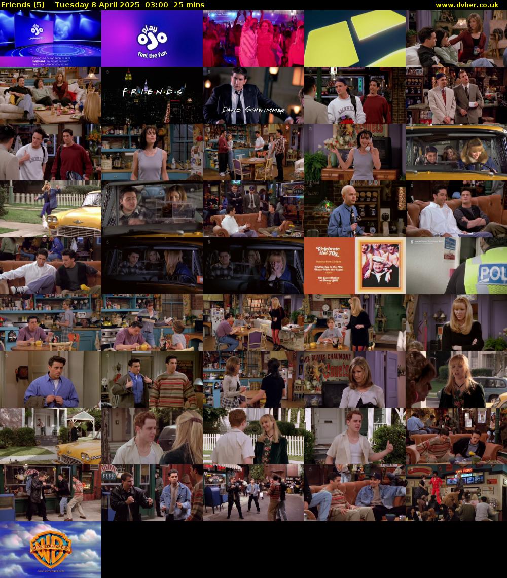 Friends (5) Tuesday 8 April 2025 03:00 - 03:25