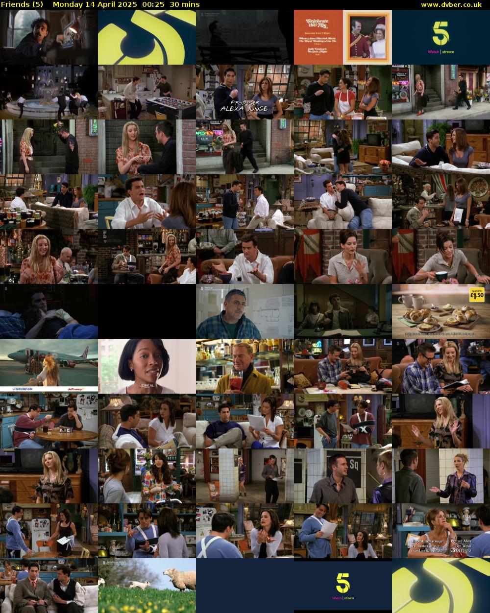 Friends (5) Monday 14 April 2025 00:25 - 00:55