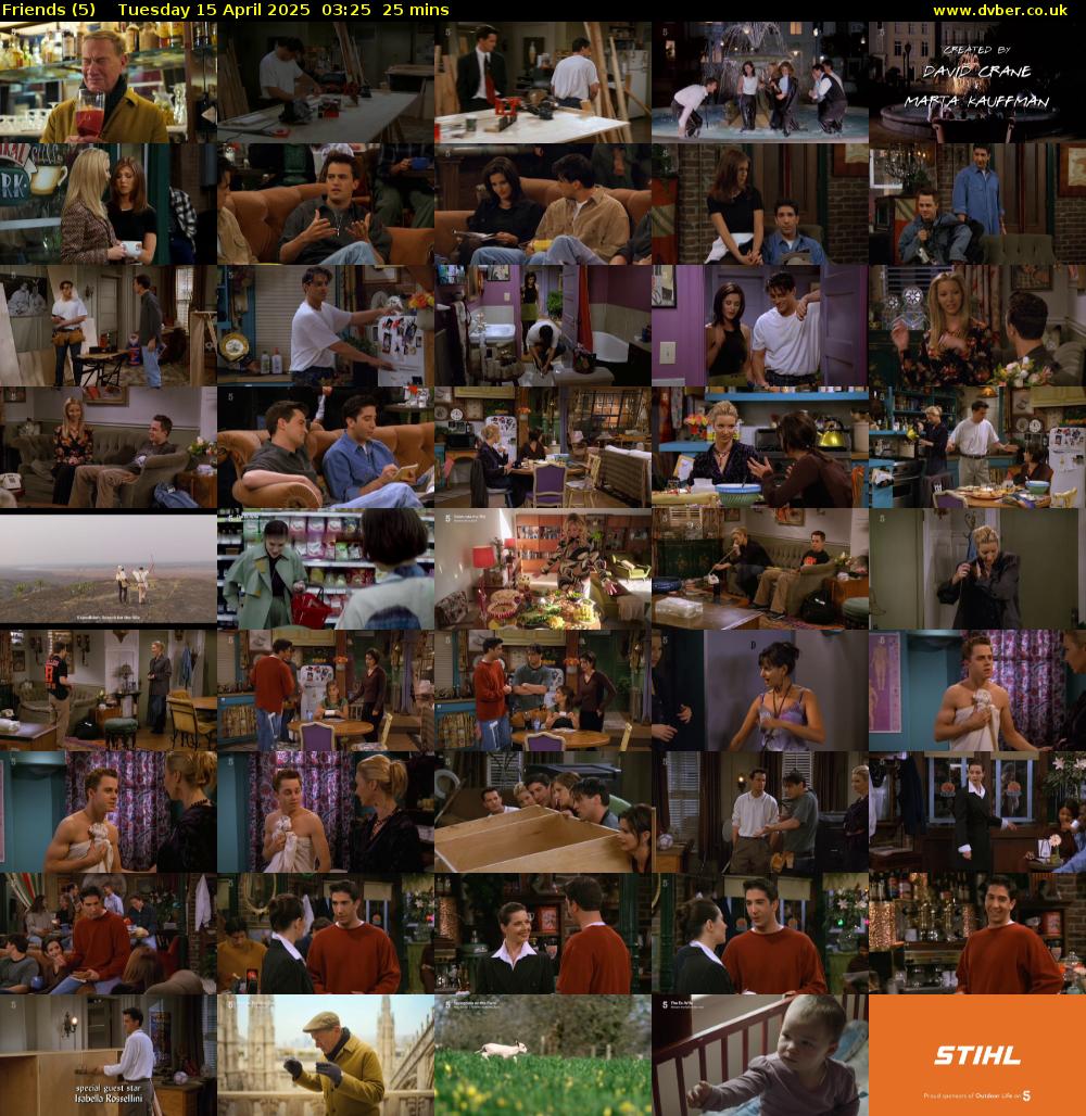 Friends (5) Tuesday 15 April 2025 03:25 - 03:50