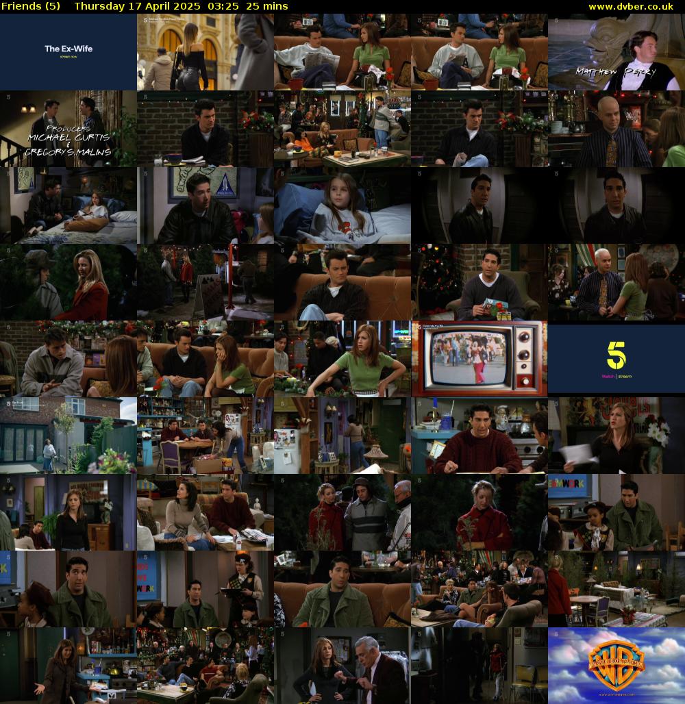 Friends (5) Thursday 17 April 2025 03:25 - 03:50