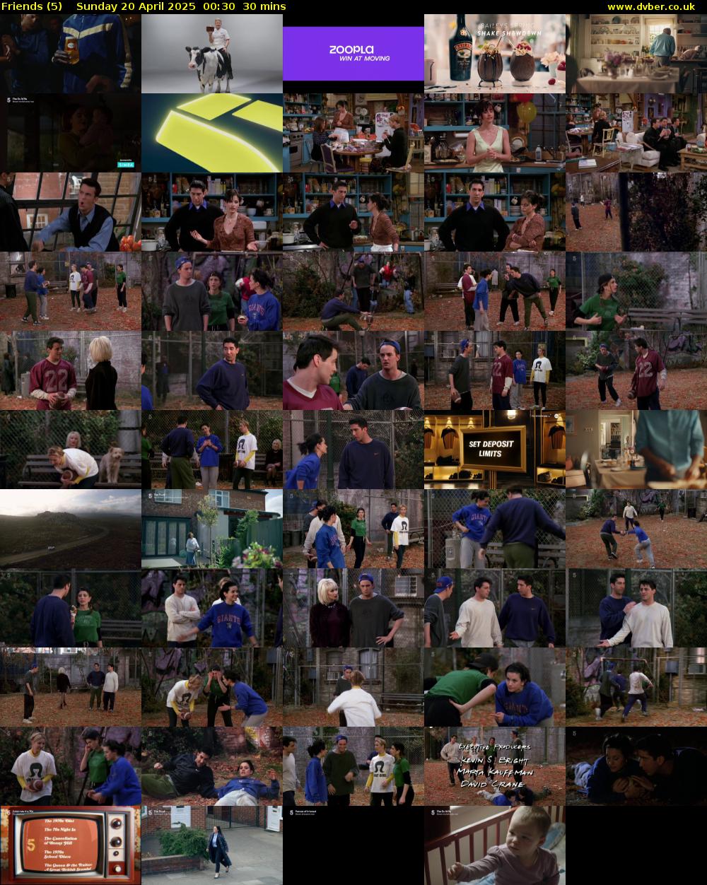 Friends (5) Sunday 20 April 2025 00:30 - 01:00