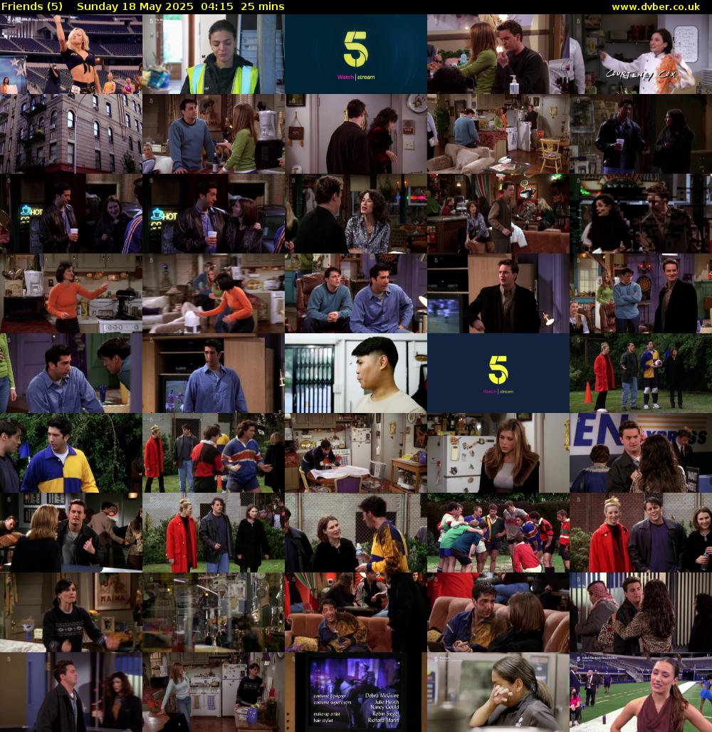 Friends (5) Sunday 18 May 2025 04:15 - 04:40