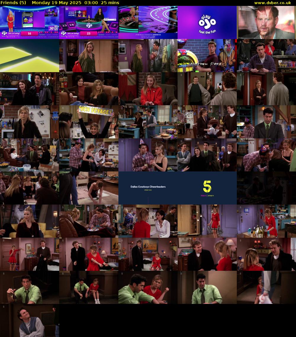 Friends (5) Monday 19 May 2025 03:00 - 03:25