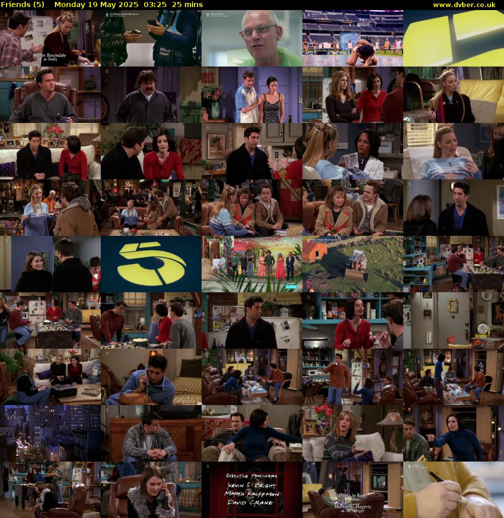 Friends (5) Monday 19 May 2025 03:25 - 03:50