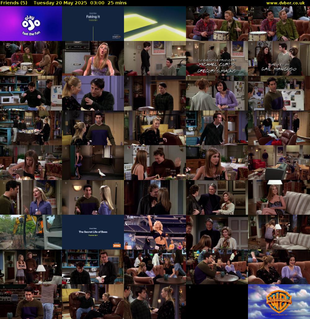 Friends (5) Tuesday 20 May 2025 03:00 - 03:25