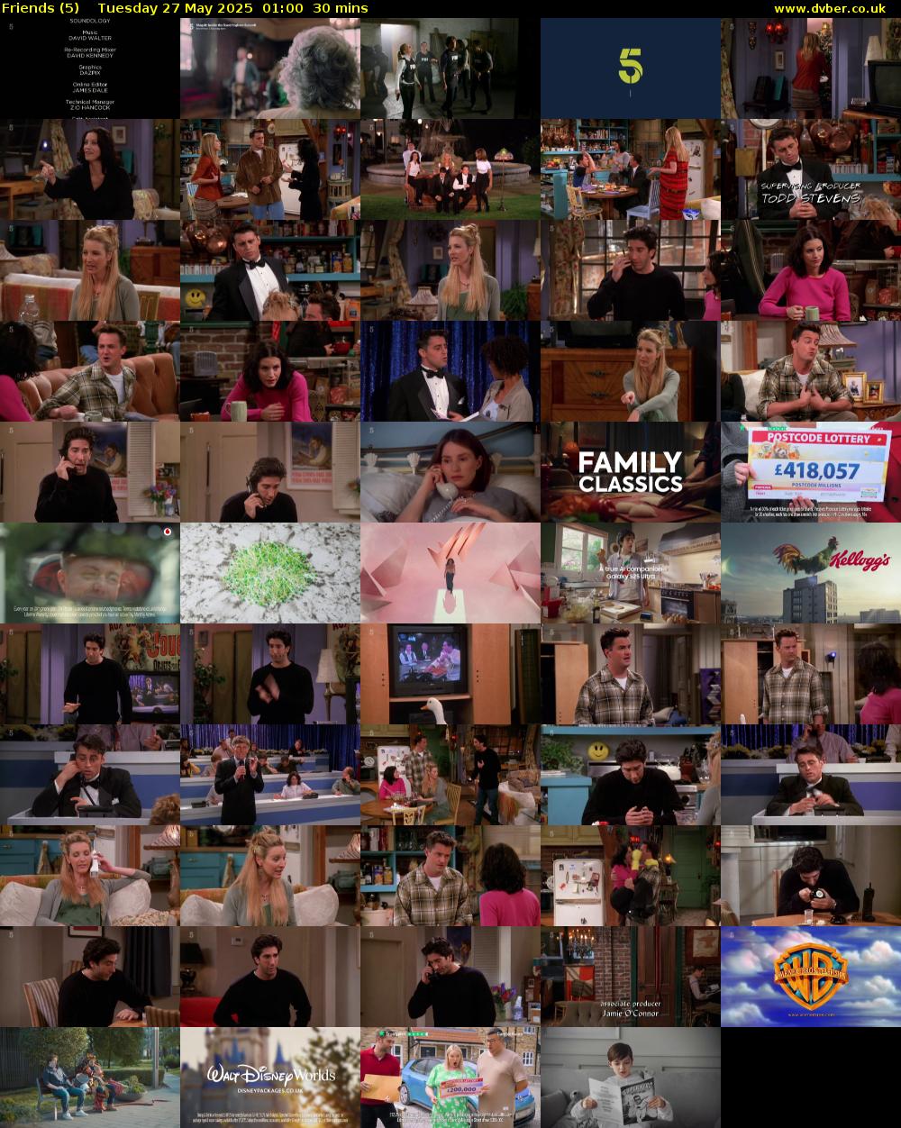 Friends (5) Tuesday 27 May 2025 01:00 - 01:30