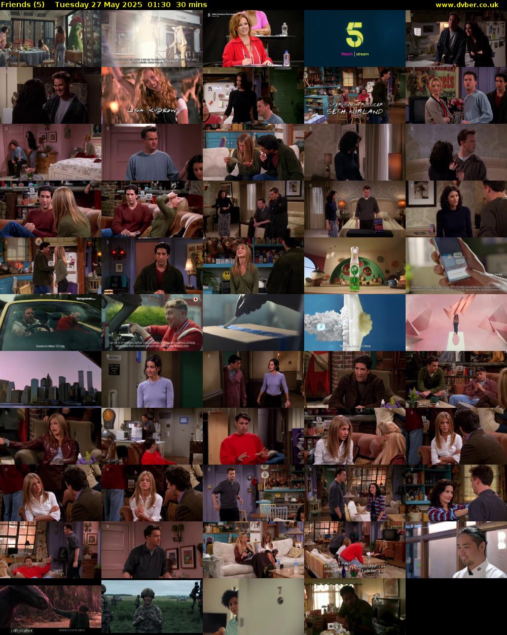 Friends (5) Tuesday 27 May 2025 01:30 - 02:00
