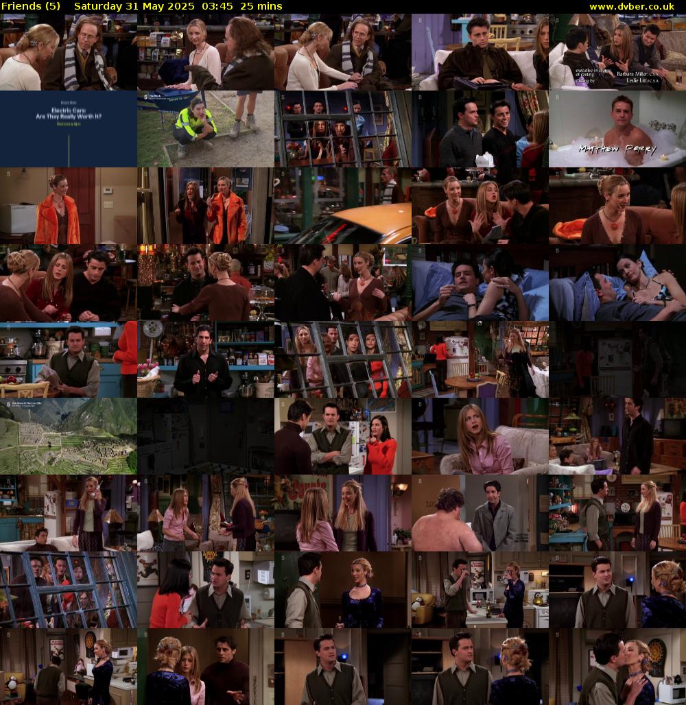 Friends (5) Saturday 31 May 2025 03:45 - 04:10