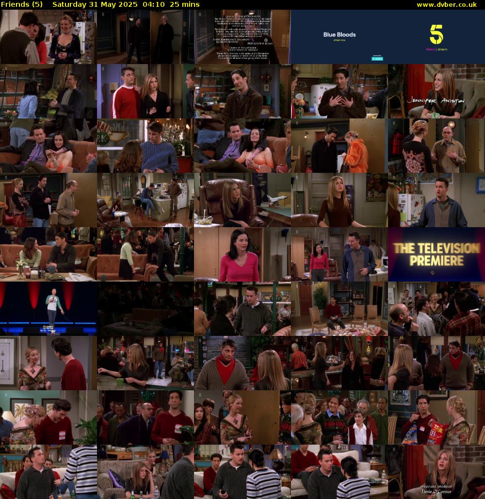 Friends (5) Saturday 31 May 2025 04:10 - 04:35