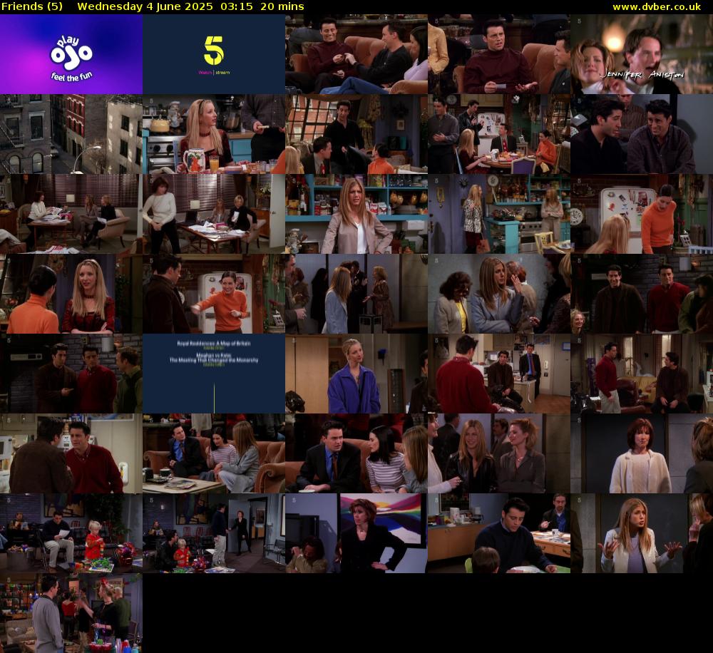 Friends (5) Wednesday 4 June 2025 03:15 - 03:35