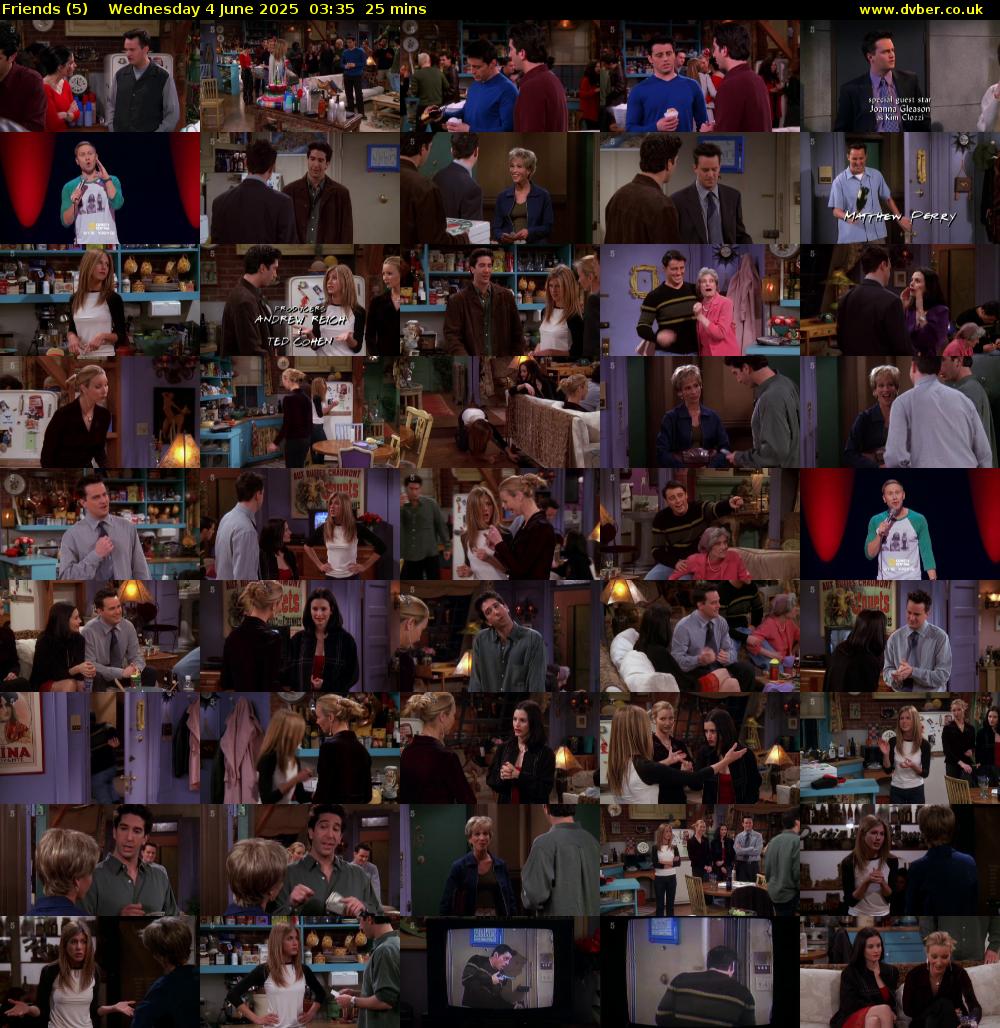 Friends (5) Wednesday 4 June 2025 03:35 - 04:00