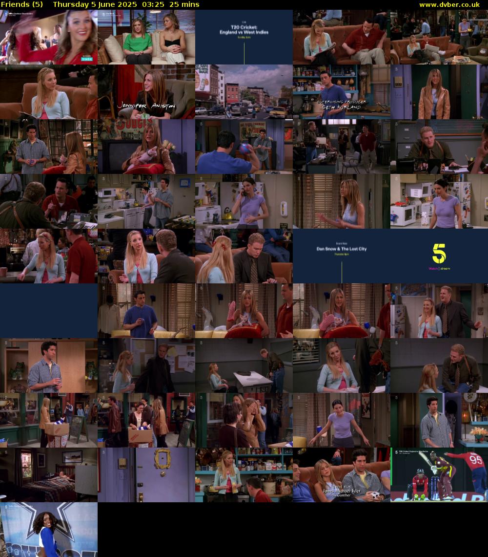 Friends (5) Thursday 5 June 2025 03:25 - 03:50