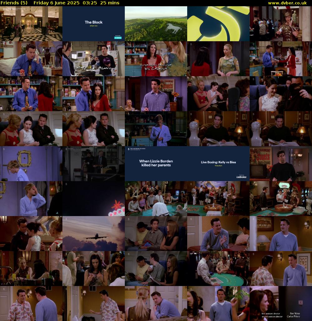 Friends (5) Friday 6 June 2025 03:25 - 03:50