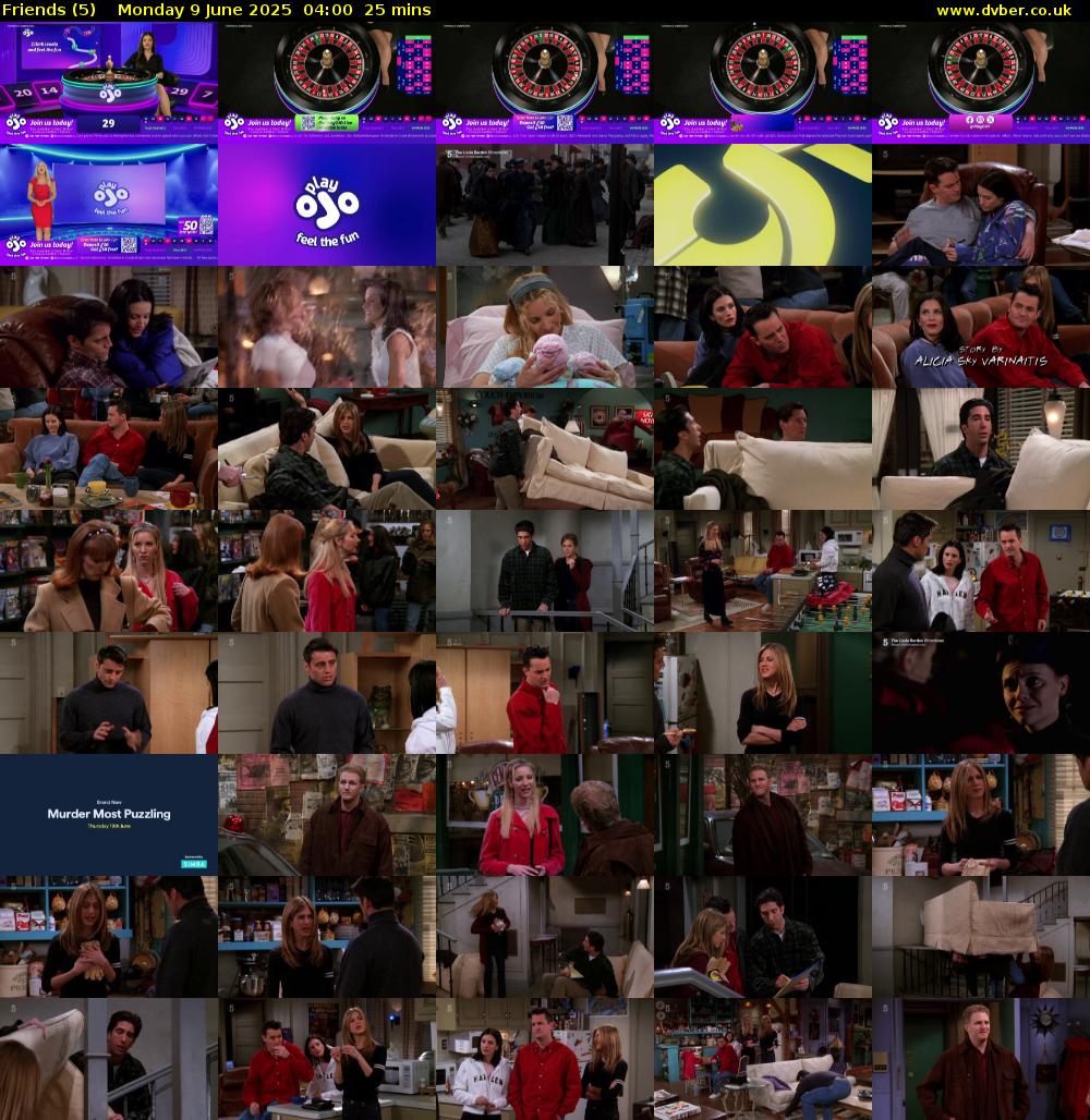 Friends (5) Monday 9 June 2025 04:00 - 04:25