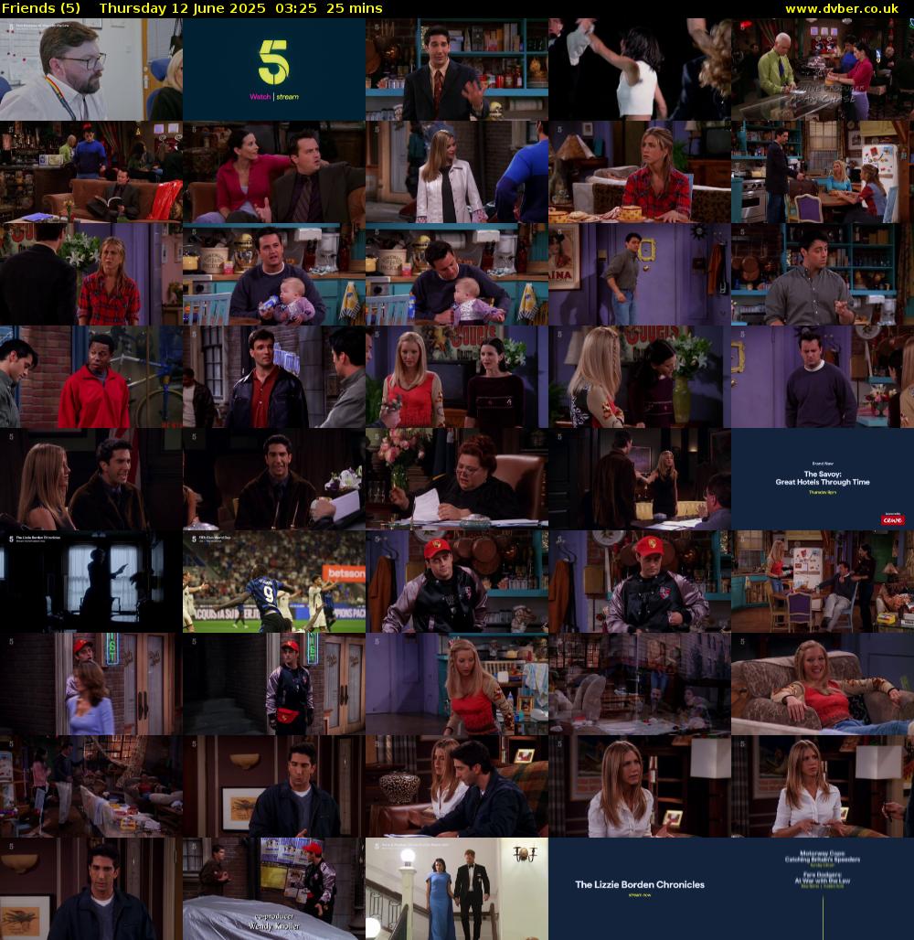 Friends (5) Thursday 12 June 2025 03:25 - 03:50