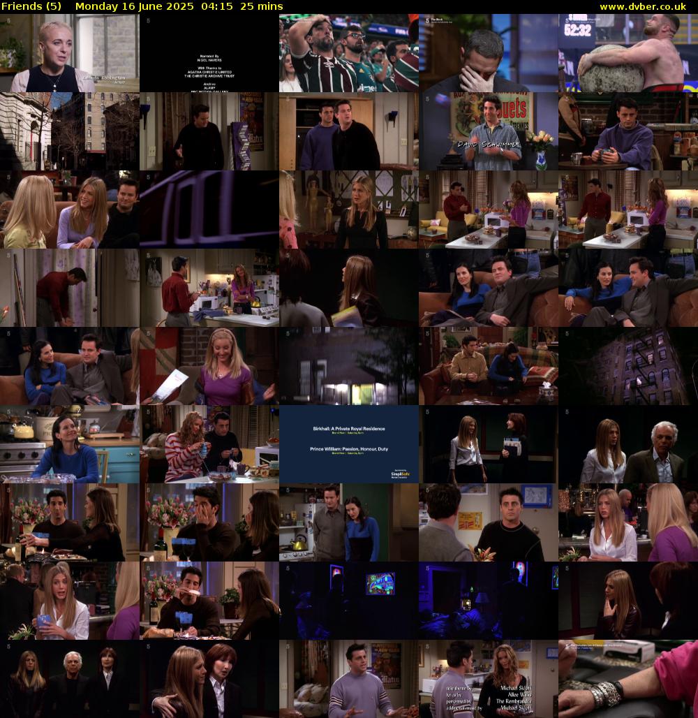 Friends (5) Monday 16 June 2025 04:15 - 04:40