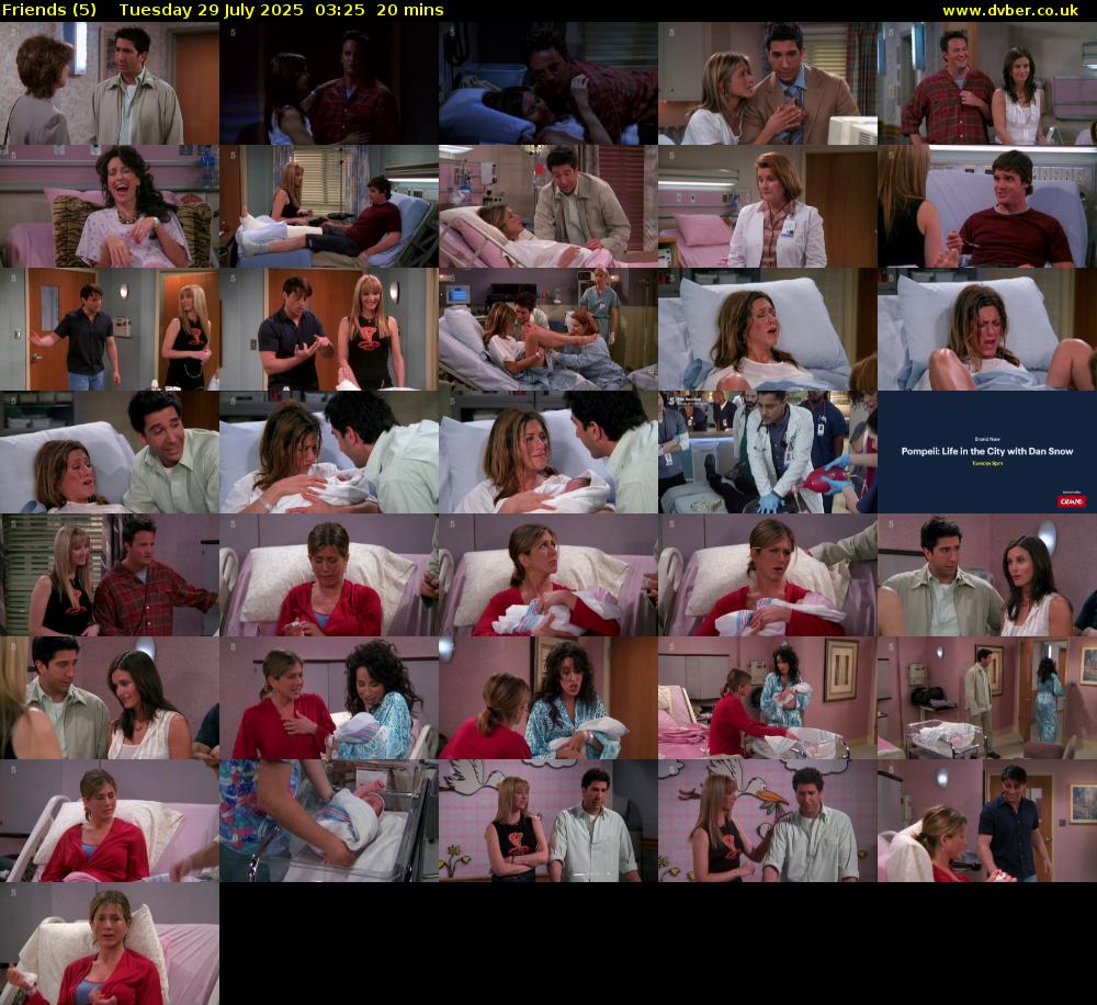 Friends (5) Tuesday 29 July 2025 03:25 - 03:45