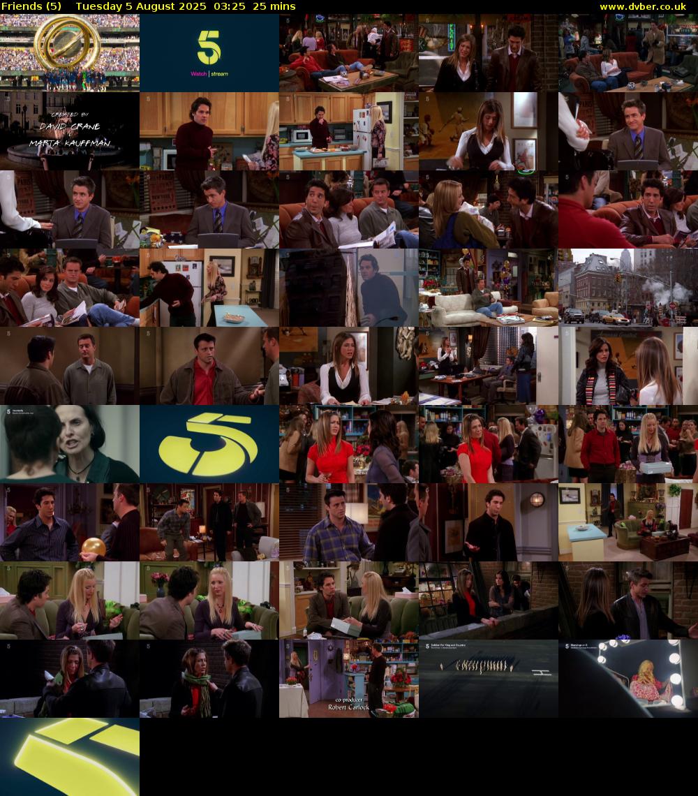 Friends (5) Tuesday 5 August 2025 03:25 - 03:50