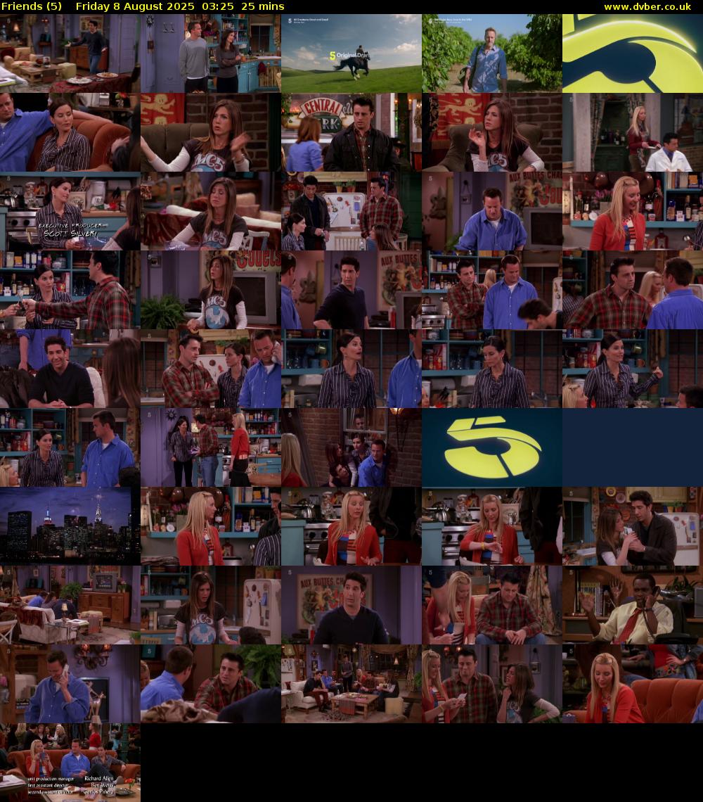 Friends (5) Friday 8 August 2025 03:25 - 03:50