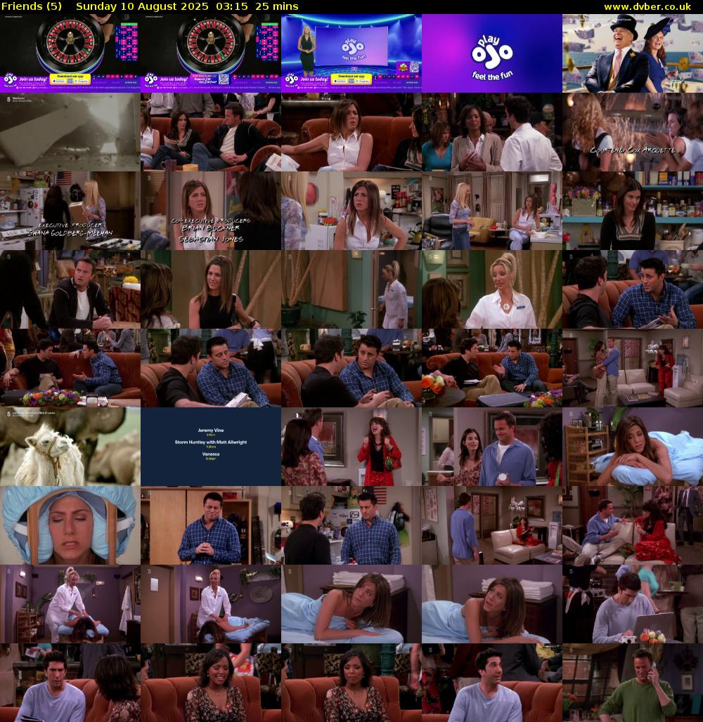 Friends (5) Sunday 10 August 2025 03:15 - 03:40