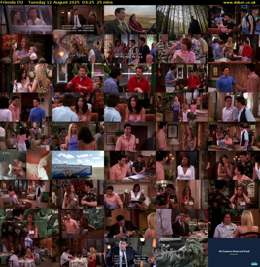 Friends (5) Tuesday 12 August 2025 03:25 - 03:50